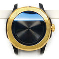 Custom Rose Gold Black Watch Case 3 O'clock Stainless Steel Sapphire Glass NH35 36 Automatic Movement Wristwatch Tools Parts