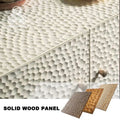 MUMU Art Indoor Wallboard Decor Laminate Board Flutted 3D Hotel Building Wall Wood Panel