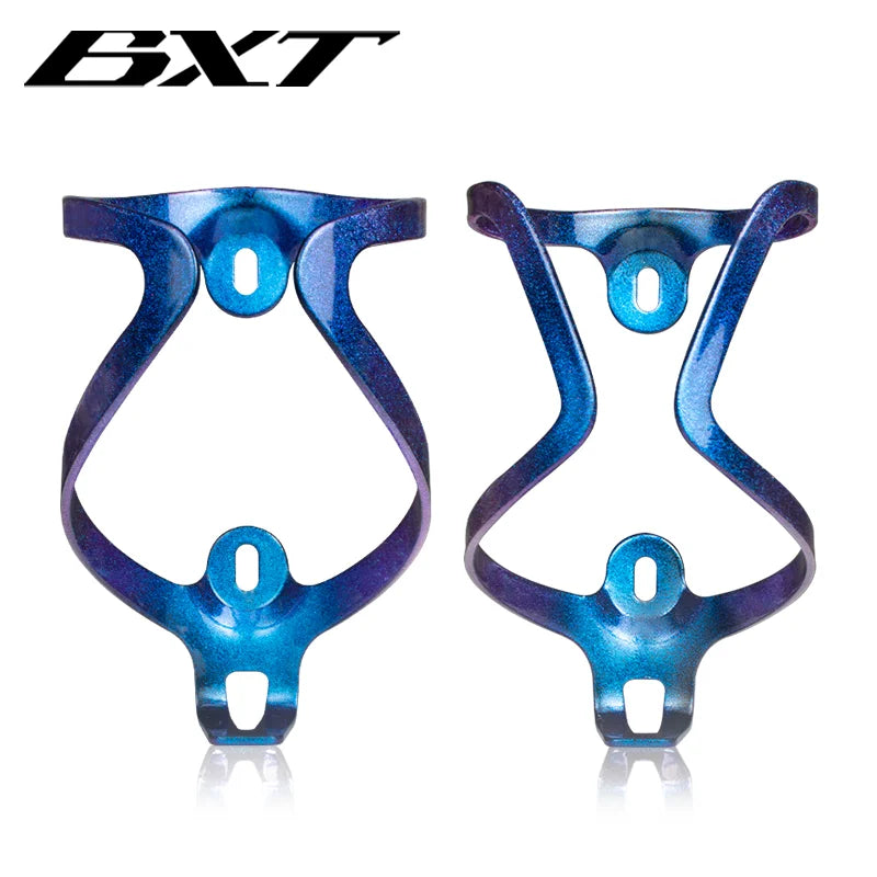 BXT Bicycle Bottle Cage Road/Mountain Bike Aluminium Alloy Water Cup Holder Lightweight Bottle Holder Adjustable Bottle Holder
