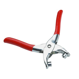 Rivet Tools Eyelet Pliers Hole Punch Pliers Hand Tool with Lock Catch 6 Inch and 100 Pcs 4mm Rivet for Punching Leather Belt