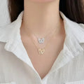 Factory Sale S925 Sterling Silver Cubic Zircon Butterfly Chokers Necklace for Women