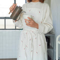 Korean Version Broken Flower Tulip Apron Fashion Lace up Florist Coffee Milk Tea Blouse Milk Tea Nail Enhancement Bib