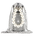 New Lady Girl Gift Diamond Rhinestone Crystal Water Bottle Portable Stainless Steel Vacuum Flask Cups