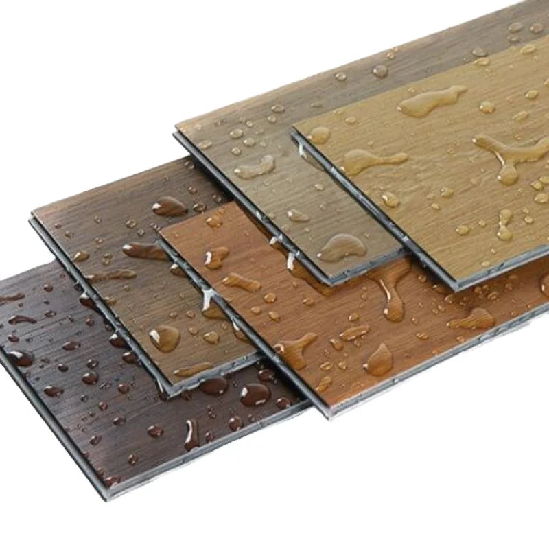 Waterproof Piso Pvc Interior Click Lock Vinyl Floor 4mm - 6mm Thick Piso Vinilico Spc Click Flooring 5mm with Ixpe