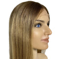 2026 Natural Chinese Cuticle Aligned Lace Top Wig Ash Blonde Color Luxury Human Hair Silk Base Wigs for White Women
