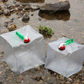 IRONDONKEY PVC Outdoor 5L Folding Water Bag Convenient Transparent Water Bag Camping Equipment Supplies