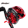 Histar Wholesale Red 7+1BB Cheap Chinese Distant Fishing Reel Fish Line Wheel Baitcasting Reel