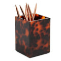 Modern Acrylic Tortoiseshell Desk Display Stand Pen Holder Display Rack for Pen Display Table Stand Pen Office Supplies