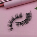 AMD02 False Eyelash Russian Strip Lash Faux Mink 13mm CC Curl Wispy Wink Winged Eyelash Extensions with Custom Packaging Box