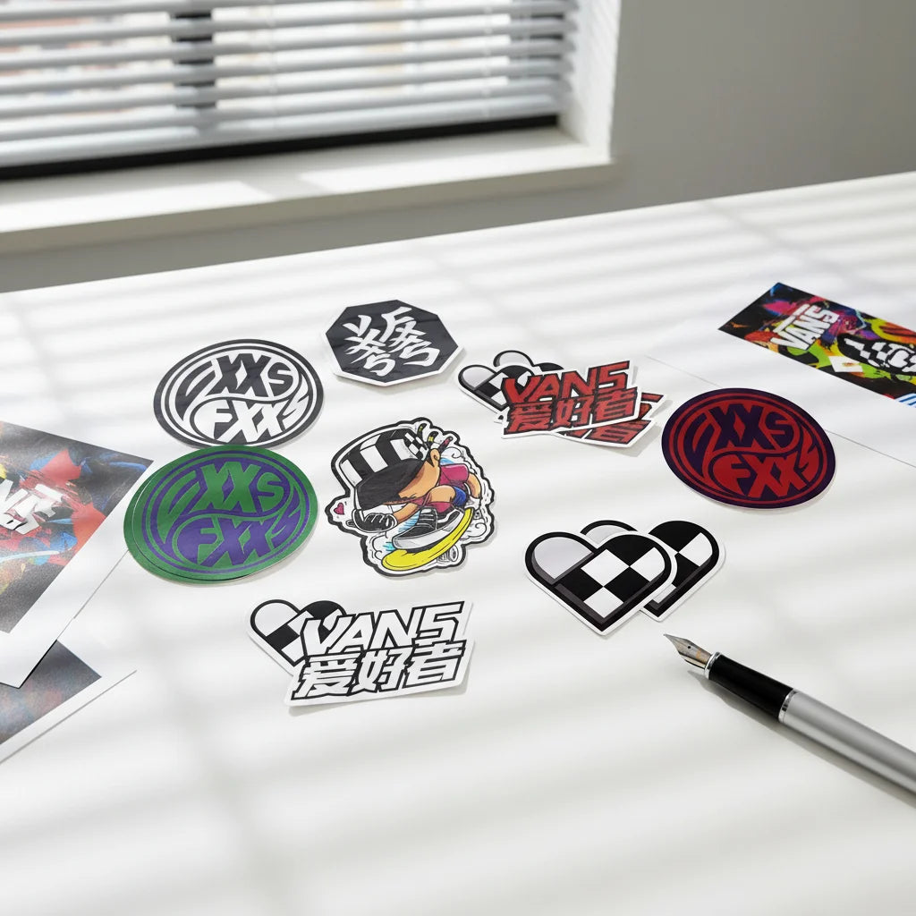 Custom Printed Sticker Paperback Roll Pack Special Shaped Design