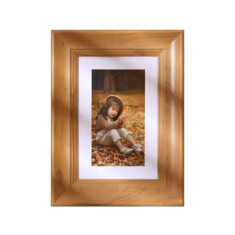 New Arrival White Plastic A4 Shadow Box Photo Frame 5''-10'' Sizes with Glass Wood Frames