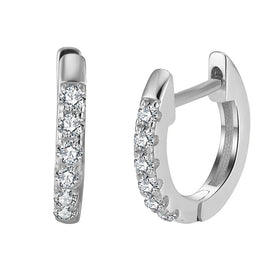 APE118 RINNTIN Micro Pave CZ Cubic Zirconia 925 Silver Hoop Earring Dainty 14K Gold Plated Cuff Earrings Huggie Stud for Women