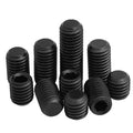 M16 Alloy Steel Hex Socket Allen Set Screws 12.9 45H Black Oxide with Flat Point Metric Measurement System