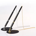 Luxury Office Bank Counter Durable Signature Pens 31.50 Inch Metal Gel Ink Desktop Pens Bead Chain 0.5mm Sports Business Gifts