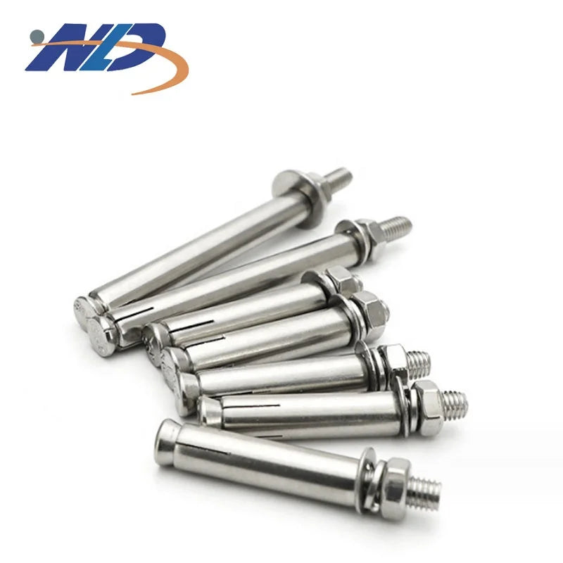 OEM Custom GB Galvanized Carbon Steel Big Head Expansion Screw Iron Rise Nail Tensile Burst External Expansion Anchor Bolt
