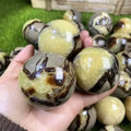 Bulk Wholesale Polished Unique Stones Natural Dragon Septarian Sphere Quartz  Septarium Crystal Ball for Rieki Healing