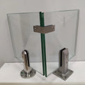 YL METAL Beautiful 90 Degree Glass Clamp Railing With Corner Glass to Glass Bracket