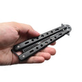 Practice Beginner Training Tool Metal Folding Comb Stainless Steel Butterfly Comb for Travel
