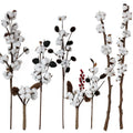 Wholesale Long Stem Natural Branches Handmade Dried Cotton Flower for Home Decor Dried Flowers Bouquet
