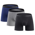 Classic Solid Cotton Stretch Briefs Boxers Shorts Open Fly Pouch Men's Underwear Custom OEM ODM LOGO Mens for Men Free Knitted