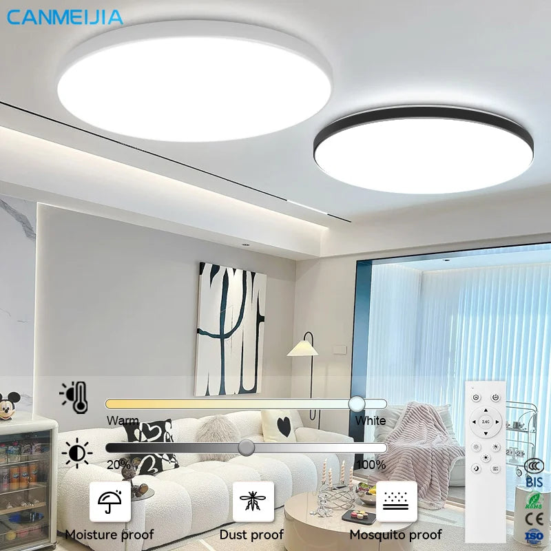 Simple Ceiling Light Living Room Dimmable Waterproof and Mosquito Proof Led Ceiling Lamp/Ceil Lamp Ceiling Light/Ceiling Lights