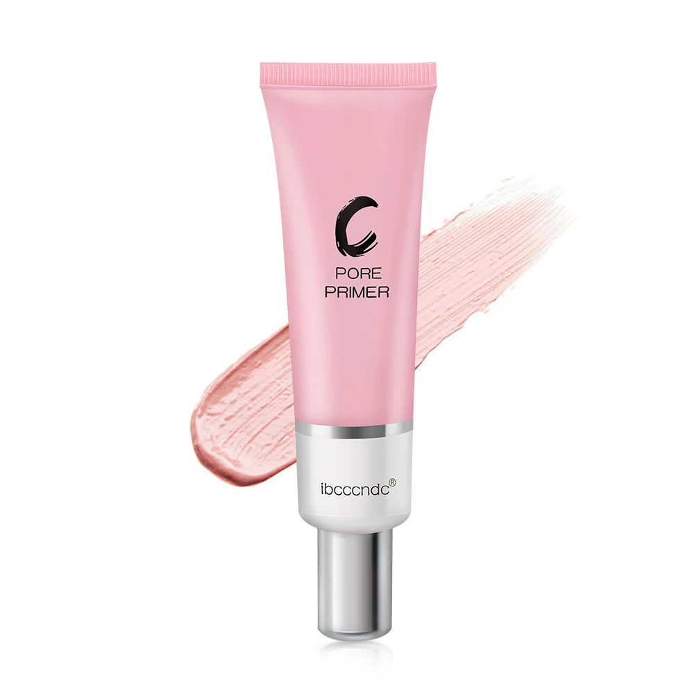 Hot Sale Ibcccndc Makeup Face Base Cream Invisible Pore Brightening Waterproof Pink     Primer Foundation