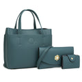2025 Fashion Lichee PU Leather Shoulder Handbags Set Leather Tote Hand Bag Ladies Women Bags Handbag