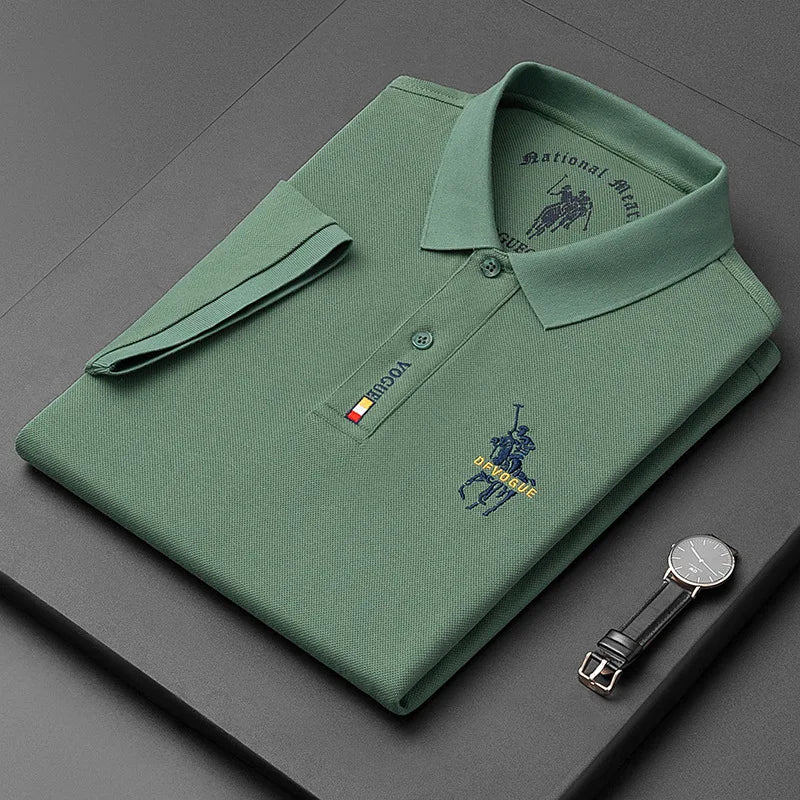 Manufacturers Wholesale Short Sleeve T-shirts Plus Size Lapels Business Young and Middle-aged Polo Shirts Half Sleeve Polo Shirt