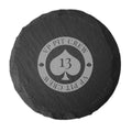 Hot Selling Shunlei Eco-Friendly Home Party Style Round Slate Cheese Plate with Cut-To-Size and 5-7mm Thickness Free Sample