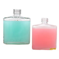 Manufacturers Customize Transparent French square Beverage Bottle Glass Bottle Coffee Cold Drink Milk Tea Bottle MegaBDM