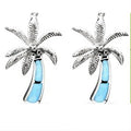 Factory Shop Bijou 925S Spiritual Larimar Larimar Blue Stone Multil Arimar Gemstone Earring