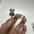 Super Short  Metal Perfume Mist Spray Pump FEA 15MM 18MM 20MM Crimp Aluminum Perfume Pump Matte Gold Sprayer