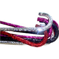 Hand Wrap Sparkly Sequin PVC Cane With Handle Christmas Decorative Sticks for Arab Dancing Performance Show