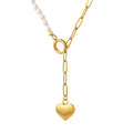 China Wholesale Cheap Price Women Jewelry Stainless Steel Elegant Personality Love Pendant Ladies Gold Plated Necklace