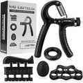 Hand Gripper Set Strength Trainer Counting Forearm Strengthener Workout Kit 5 Packs Adjustable Resistance Hand Grip Strengthen
