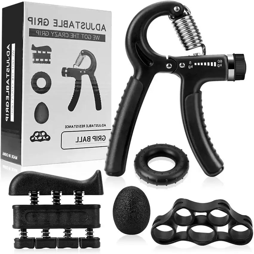 Hand Gripper Set Strength Trainer Counting Forearm Strengthener Workout Kit 5 Packs Adjustable Resistance Hand Grip Strengthen