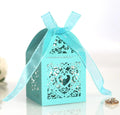 Factory Wholesale Customizable Small Synthetic Paper Wedding Favor Candy Box UV Coating Hollowed-out Chocolate Gift Packaging