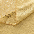 Factory Price 120cm Diameter Round Gold Sequin Table Runners for Party Weddings Decoration Table Cloth Home Decor