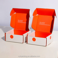 China Corrugated Carton Gold Foil High-end Corrugated Carton logo Yellow White Custom Packing Box
