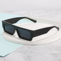 Mens Sun Glasses Black Glasses Plastic Sunglasses 2026 Flat Top Sunglasses Small Frame Square Sunglasses