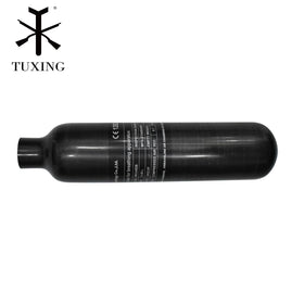 TUXING CE 0.48L Carbon Fiber 4500psi 300bar 30mpa High Pressure OEM Gas Cylinder Fire Rescue Small Paintball Game PCP Air Tank