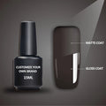 15 ml Water Base French Last Long No Wipe Matte Top Coat Nail Polish Private Label LED UV Gel for Nail Salon