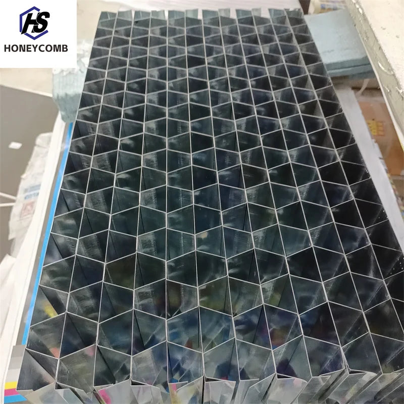 Galvanized Steel and Stainless Steel Honeycomb Net Sheet Paneling for Wall Cladding and Metal Building Construction
