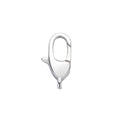 Thin Long Trendy Oval Shape 925 Sterling Silver Lobster Trigger Clasp DIY Lock for Necklace Bracelet Jewelry