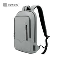 HEROIC KNIGHT Oxford Waterproof Zipper Closure Business Laptop Backpack with USB Mini Pocket Anti-Theft Feature