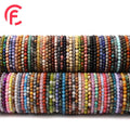 Natural Stone Quartz Crystal Beads Bracelets 6mm 8mm 10mm Agate Hand String Gemstone Loose Bead Bracelets for Women and Men