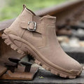 ZG QY2068 Professional Winter Sports Shoes Woodland Safety Work Steel Toe with Rubber Insole for Construction Use