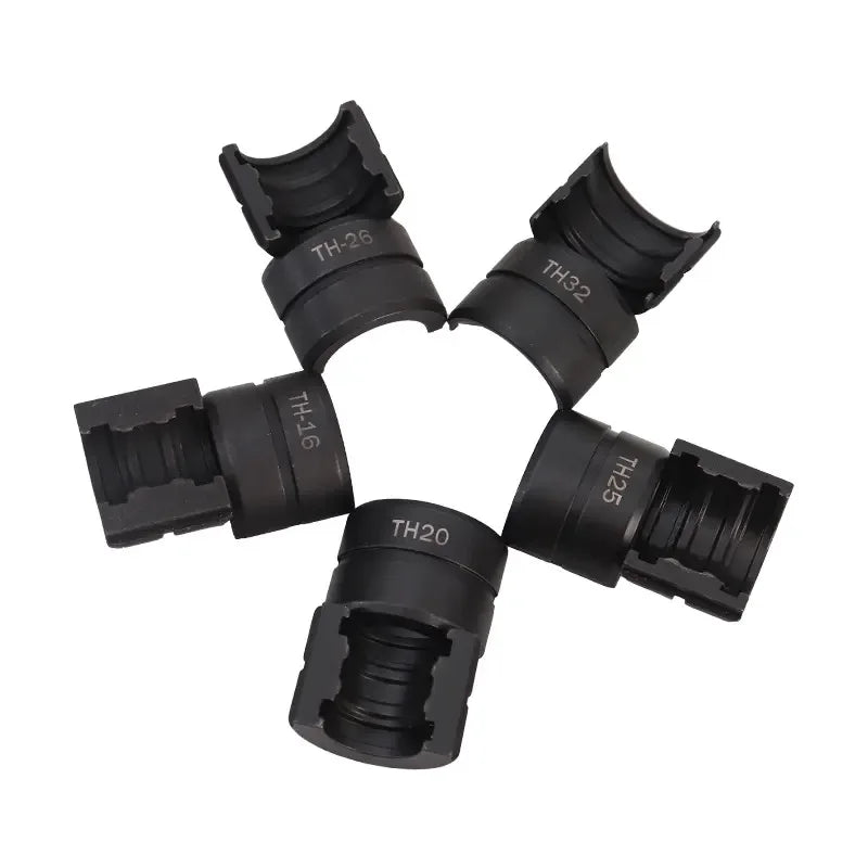 GLAM Hydraulic Crimping Mould Tools Aluminum Plastic Pipe Fittings Crimping Dies TH16 20 26 32 25mm Stainless Steel Pressing Pro