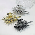 11.5CM Metallic Conch Hair Claw Clips Cool Alloy Jaw Hair Clamps Hairpins Barrettes for Women Ponytail Holder Wholesale