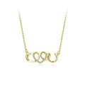 925 Sterling Silver Trendy Necklaces Gold Plated Necklace Fashion Jewelry Necklaces 925 Silver Jewelry